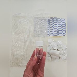 Bundle 15pcs Clear Plastic Container Bottle